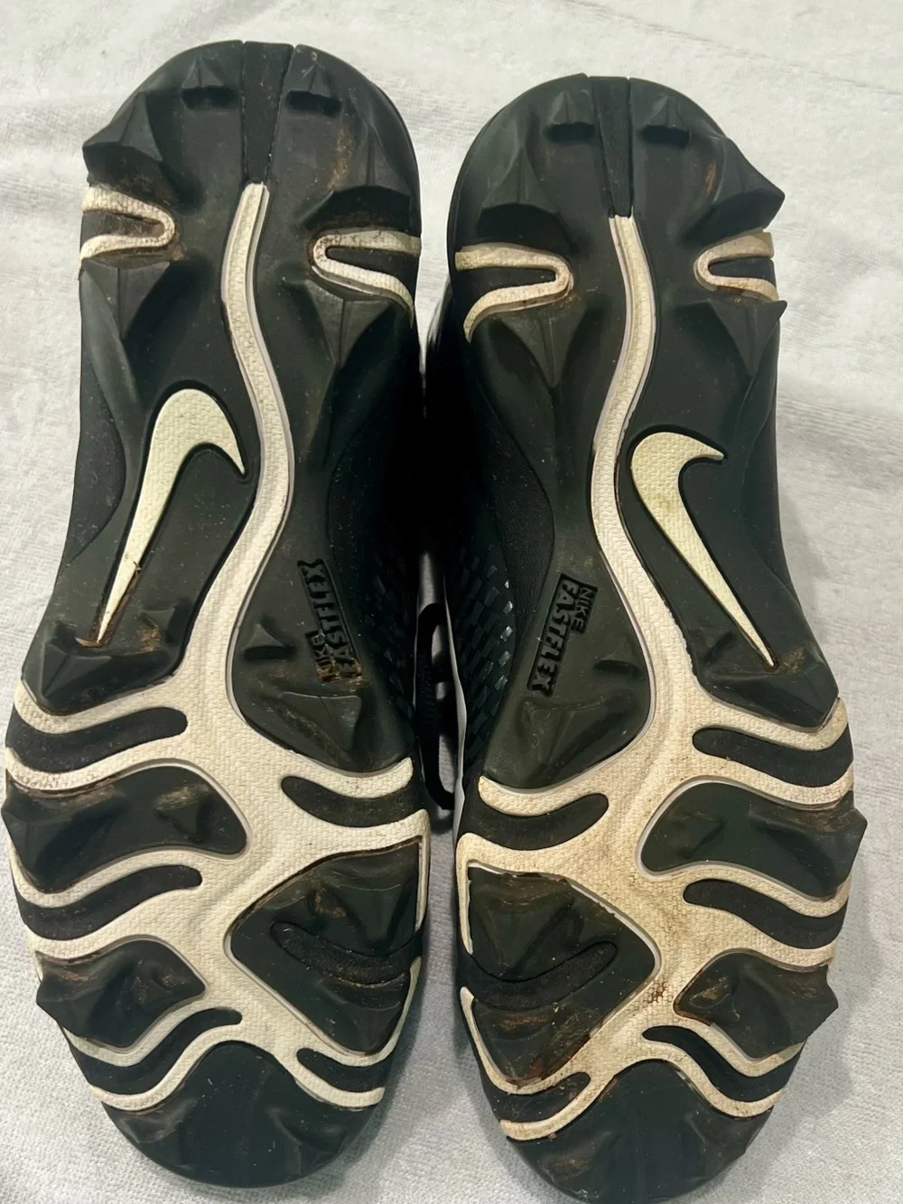 Nike Black High-Top Sneakers with White Swoosh Accent